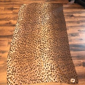 Leopard ombré sheer scarf or wrap